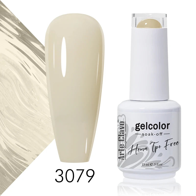 Arte Clavo 15ml HEMA FREE TPO FREE Gel Nail Polish Nail Supply Wholesale Soak Off UV LED Gel Lacquer Nail Art Glitter Polish