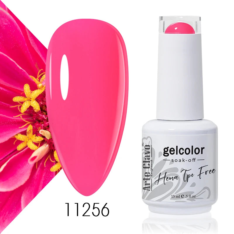 Arte Clavo 15ml HEMA FREE TPO FREE Gel Nail Polish Nail Supply Wholesale Soak Off UV LED Gel Lacquer Nail Art Glitter Polish