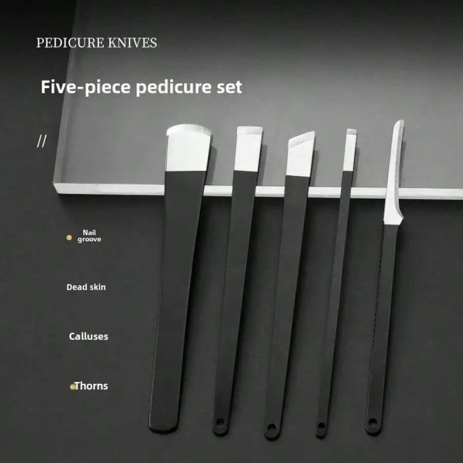 4/5/6pcs Stainless Steel Ingrown Toenail Set, Pedicure Foot Care Kit For Hard Skin Callus Removal, Pedicure Callus Shaver Tools