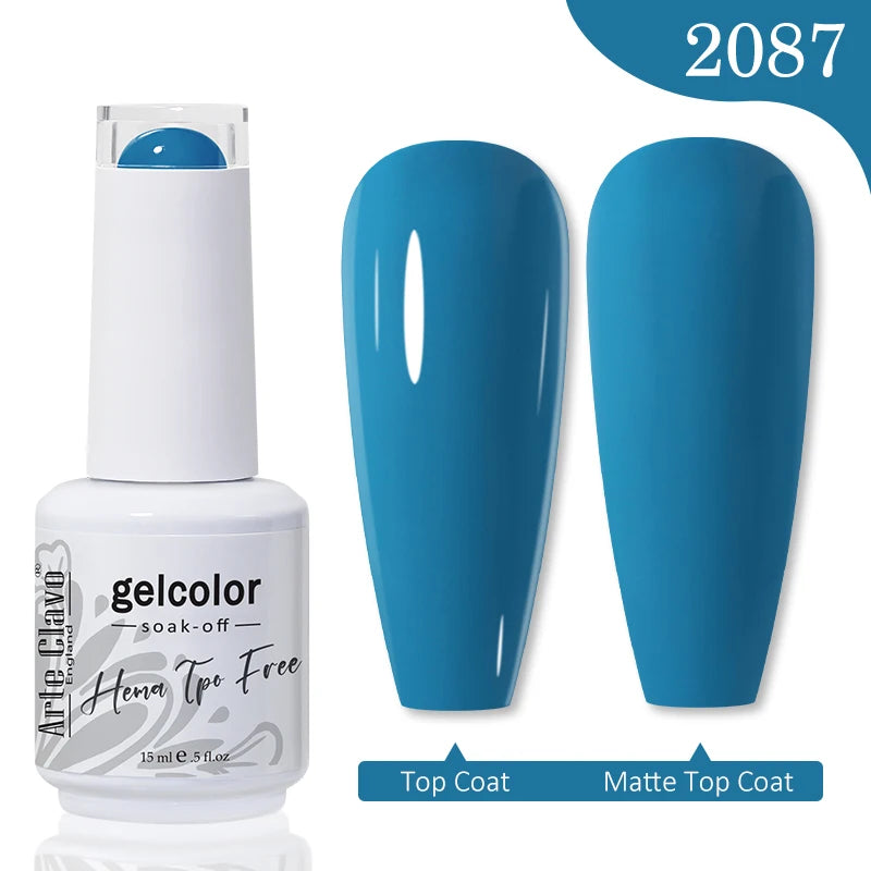 Arte Clavo Hema Free TPO Free Nail Gel Polish Nail Supplies Vernis Semi Permanent Nail Art Manicure Soak Off UV Gel Nail Varnish