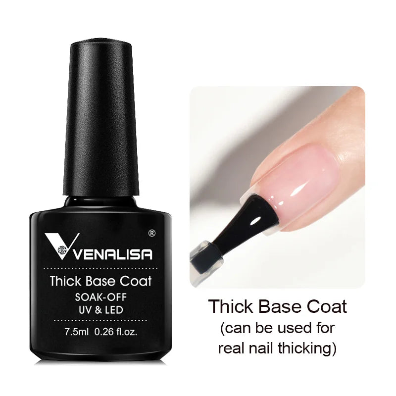 Venalisa Soak Off Gel Polish New Series Full Coverage Color 7.5ml Nail UV Gel Nail Gel Lacquer Varnish for CANNI Gel Manicure