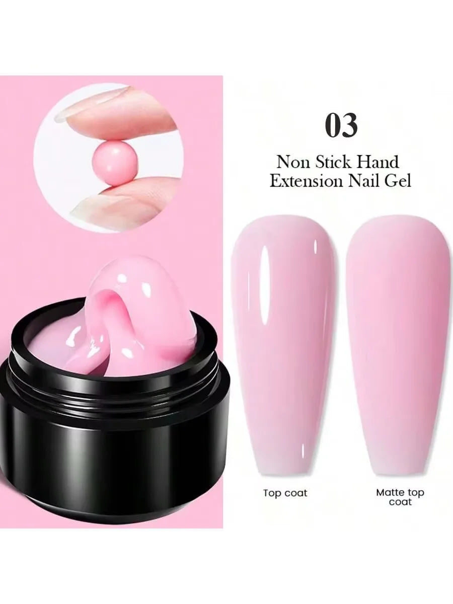 5ml 3D Clear Nail Gel and Nail Art Mirror Powder Create metallic three-dimensional nail art 3D Painting Gel