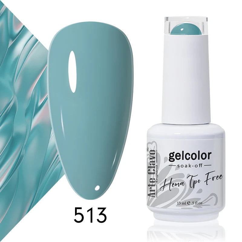Arte Clavo 15ml HEMA FREE TPO FREE Gel Nail Polish Nail Supply Wholesale Soak Off UV LED Gel Lacquer Nail Art Glitter Polish