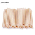 50/100pcs Nail Art Pusher Orange Wood Sticks Cuticle Pusher Remover Rhinestones Dotting Removal Manicure Pedicure Care Tools