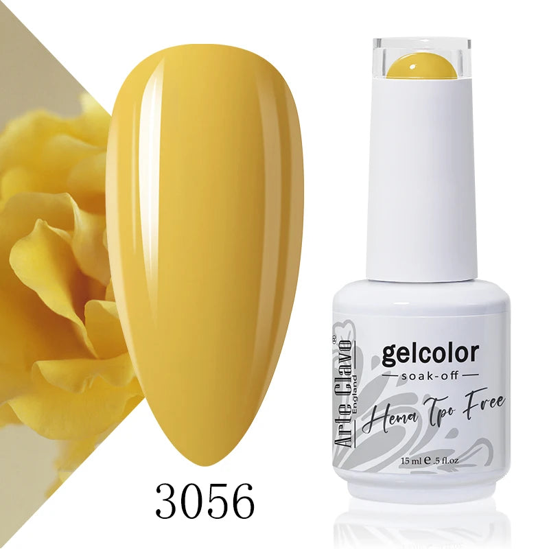 Arte Clavo 15ml HEMA FREE TPO FREE Gel Nail Polish Nail Supply Wholesale Soak Off UV LED Gel Lacquer Nail Art Glitter Polish