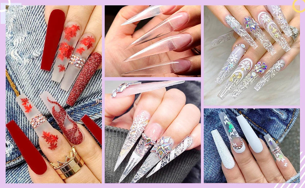 Saviland 100g Builder Nail Gel Clear Nude Pink Nail Extension Gel Multifunctional Nails Art Gel Polish Soak Off UV for Salon DIY