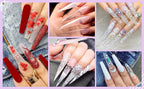 Saviland 100g Builder Nail Gel Clear Nude Pink Nail Extension Gel Multifunctional Nails Art Gel Polish Soak Off UV for Salon DIY