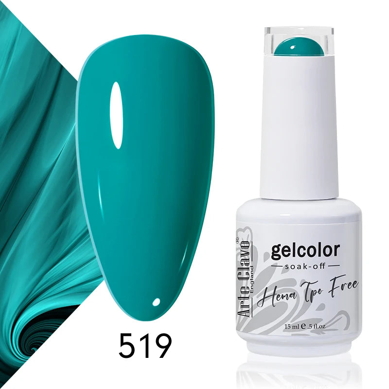 Arte Clavo 15ml HEMA FREE TPO FREE Gel Nail Polish Nail Supply Wholesale Soak Off UV LED Gel Lacquer Nail Art Glitter Polish
