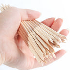 50/100pcs Nail Art Pusher Orange Wood Sticks Cuticle Pusher Remover Rhinestones Dotting Removal Manicure Pedicure Care Tools