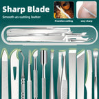 1/11/12pcs Stainless Steel Toenail Cuticle Removal Kit,Eagle beak nail clippers,Ideal for Men Women Suitable for Toenails