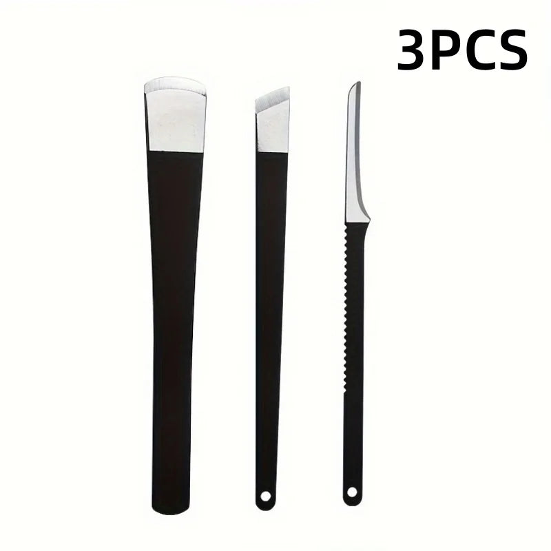 Professional Ingrown Toenail & Callus Remover Kit - 8PC Stainless Steel Pedicure Tools for Hard Skin Care, Nail Knife & Blade
