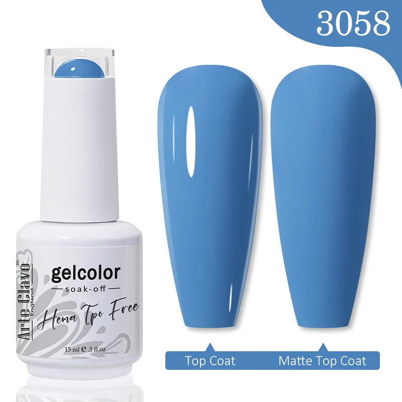 Arte Clavo Hema Free TPO Free Nail Gel Polish Nail Supplies Vernis Semi Permanent Nail Art Manicure Soak Off UV Gel Nail Varnish