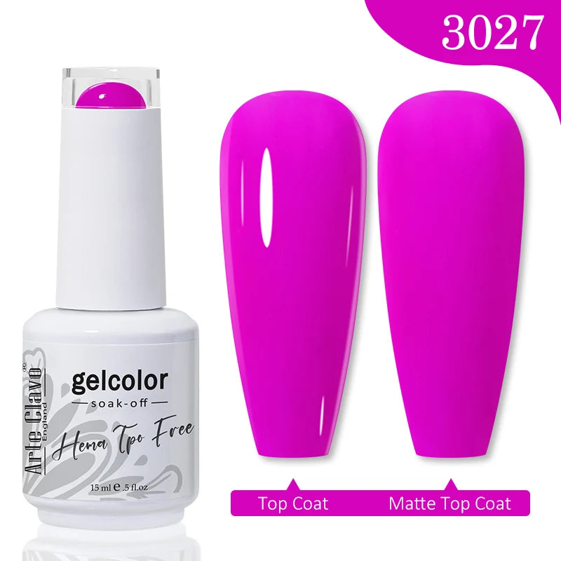 Arte Clavo Hema Free TPO Free Nail Gel Polish Nail Supplies Vernis Semi Permanent Nail Art Manicure Soak Off UV Gel Nail Varnish