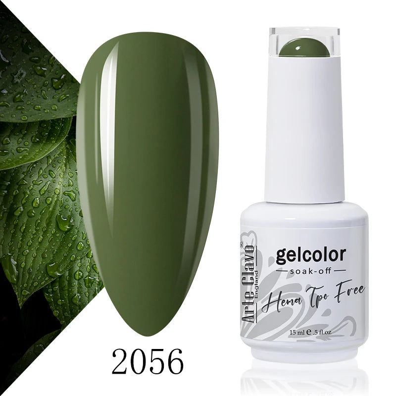 Arte Clavo 15ml HEMA FREE TPO FREE Gel Nail Polish Nail Supply Wholesale Soak Off UV LED Gel Lacquer Nail Art Glitter Polish