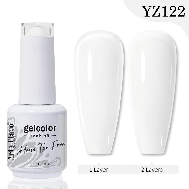 Arte Clavo Hema Free TPO Free Nail Gel Polish Nail Supplies Vernis Semi Permanent Nail Art Manicure Soak Off UV Gel Nail Varnish