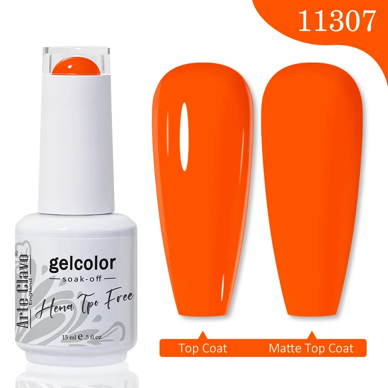 Arte Clavo Hema Free TPO Free Nail Gel Polish Nail Supplies Vernis Semi Permanent Nail Art Manicure Soak Off UV Gel Nail Varnish