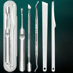 5/6PCS Professional Stainless Steel Ingrown Toenail Clipper Set -Precision Podiatry Tools for Dead Skin Trimming & Pedicure Care