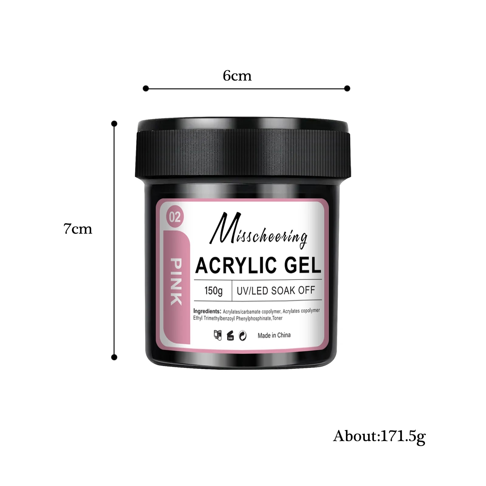 1Jar 100/150g Poly Nail Gel UV LED Cured Builder Nail Gel Acrylic Crystal Nail Extension Gel For Nails DIY At Home Salon