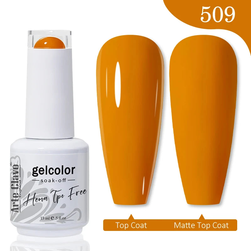 Arte Clavo Hema Free TPO Free Nail Gel Polish Nail Supplies Vernis Semi Permanent Nail Art Manicure Soak Off UV Gel Nail Varnish
