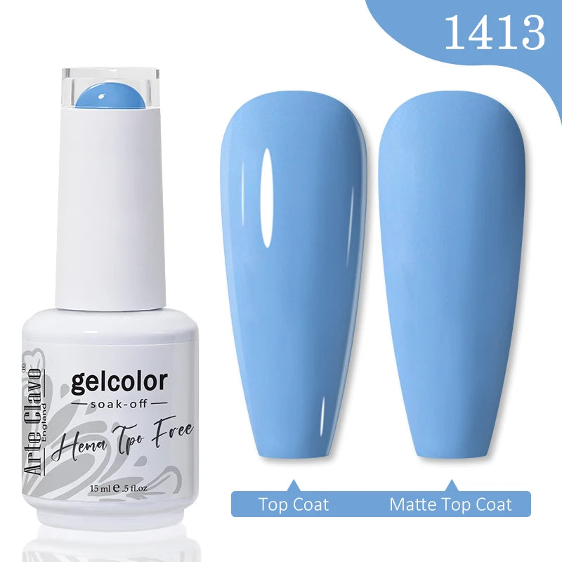 Arte Clavo Hema Free TPO Free Nail Gel Polish Nail Supplies Vernis Semi Permanent Nail Art Manicure Soak Off UV Gel Nail Varnish