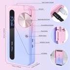 35000RPM Electric Nail Drill Machine Professional Nail Drills for Gel Nails Polish Rechargeable Portable Nail File Manicure Tool