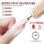 Professional Nail Drill Set, 2,0000 RPM Electric Nail File with 12 Grinding Head & 100Pcs Sanding Bands for Acrylic Gel Nails, M