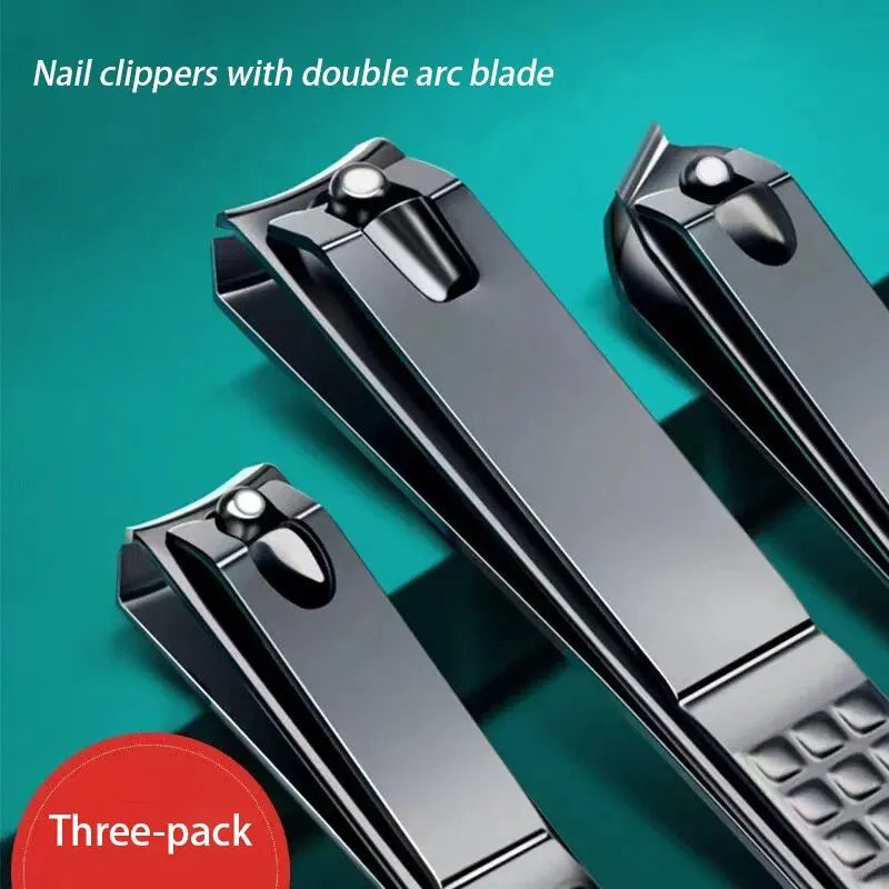 3 Pieces Nail Scissors Single Set of German Craft Nail Scissors Set Thick Nail Clippers Diagonal Flat Mouth Size Household
