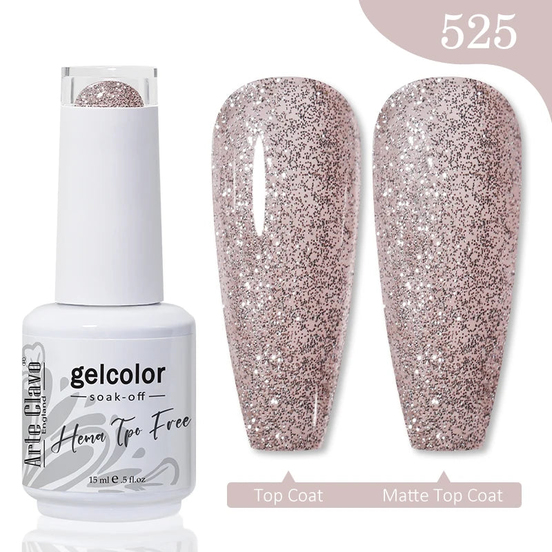 Arte Clavo Hema Free TPO Free Nail Gel Polish Nail Supplies Vernis Semi Permanent Nail Art Manicure Soak Off UV Gel Nail Varnish