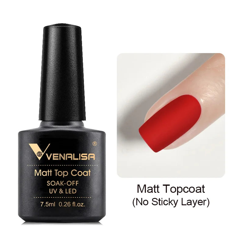 Venalisa Soak Off Gel Polish New Series Full Coverage Color 7.5ml Nail UV Gel Nail Gel Lacquer Varnish for CANNI Gel Manicure