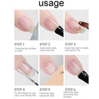 30g Reinforce Nail Glue Gel UV Finger Builder Tools Soak Off Model Hard Gel Thick No Wipe Top Coat Manicure Construction Prolong