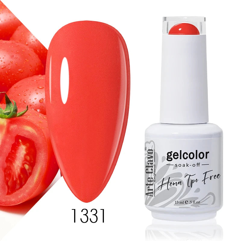 Arte Clavo 15ml HEMA FREE TPO FREE Gel Nail Polish Nail Supply Wholesale Soak Off UV LED Gel Lacquer Nail Art Glitter Polish