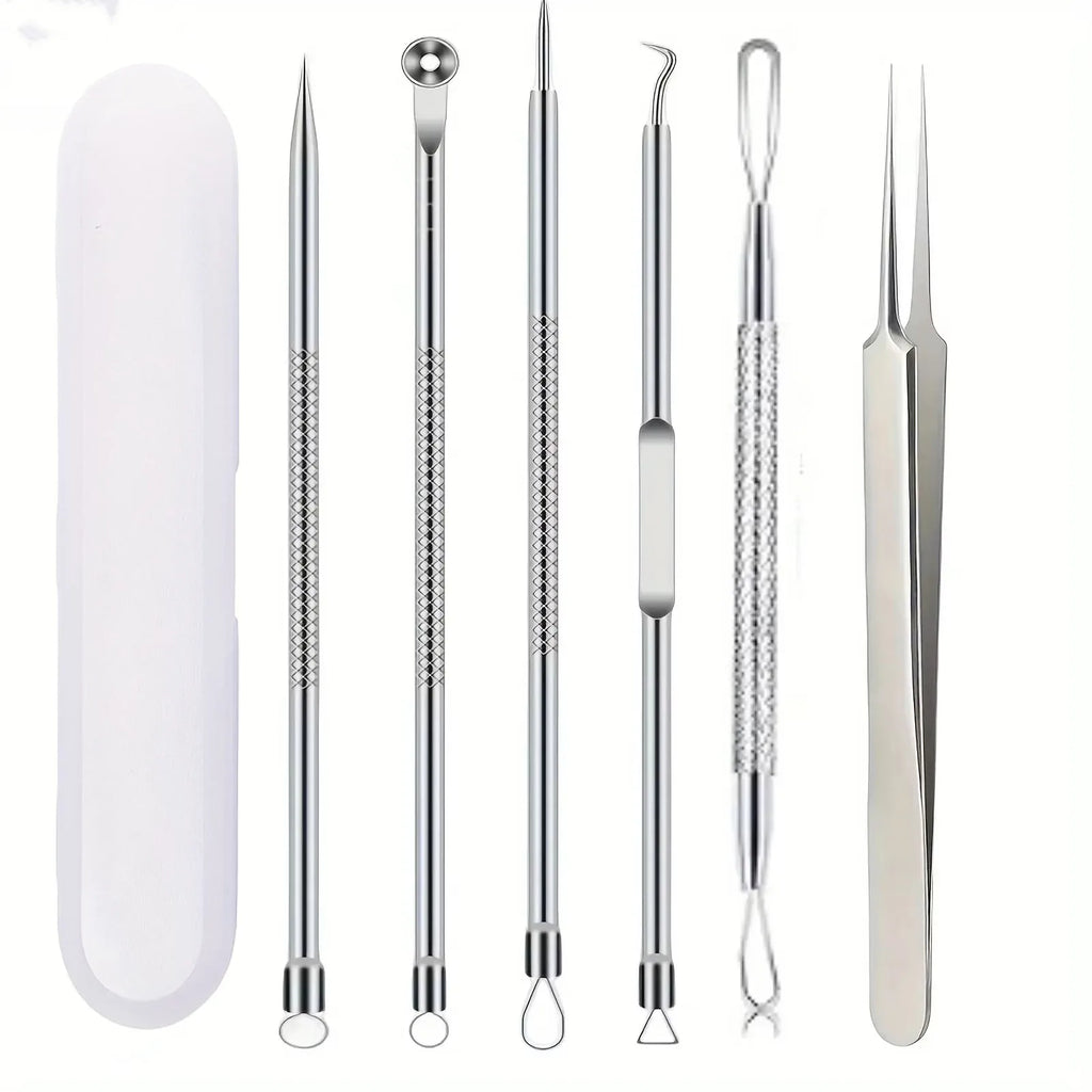 Ultra-Precise Acne And Blackhead Removal Tool Set pro Pimple Tweezers for Effective Face Care And Skin Purification
