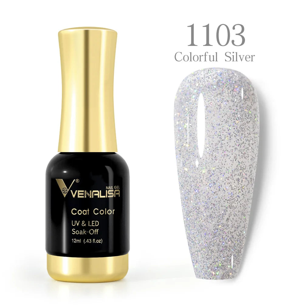 VENALISA Nail Gel Varnish TPO FREE Soak Off UV LED Organic Odorless Enamels Nail Art Colors 12ml 120Colors UV Gel Nail Polish