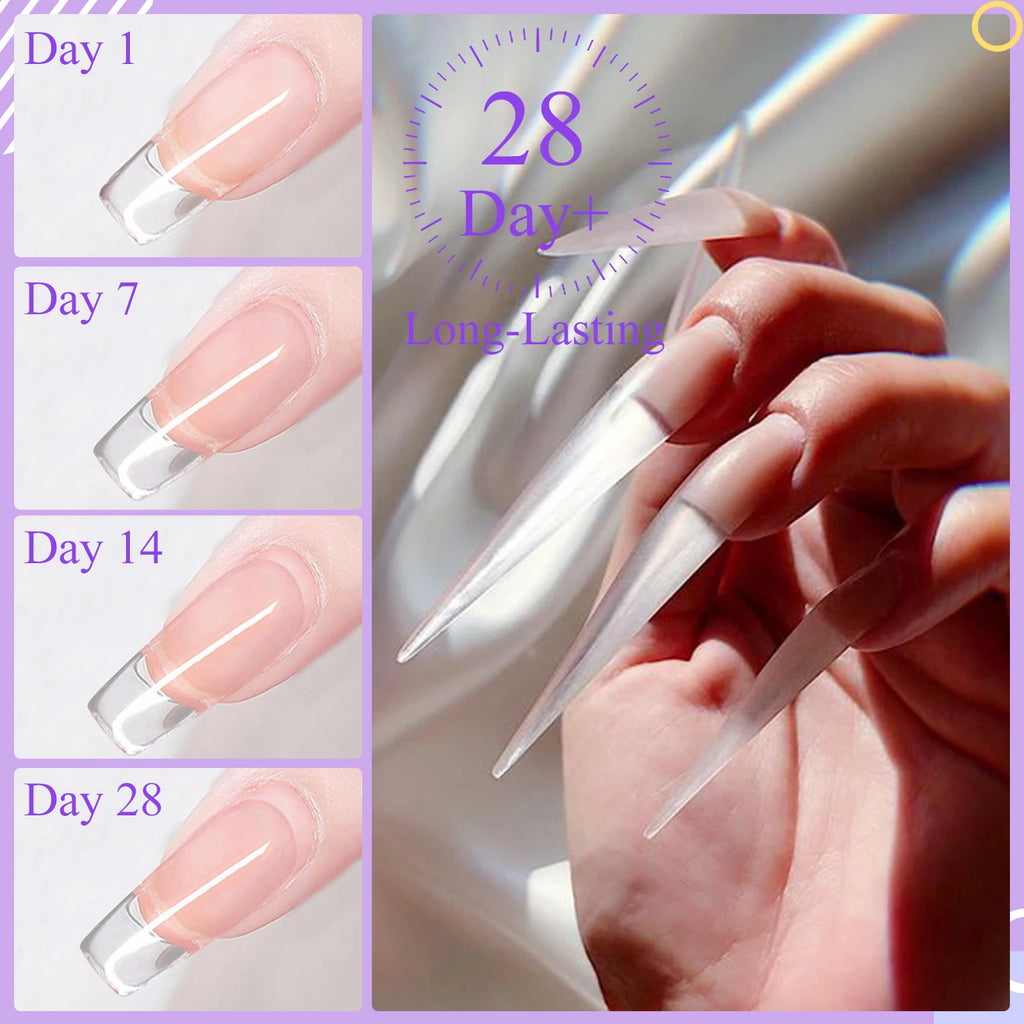 SAVILAND 100g Extension Nail Gel White Clear Nude Building UV LED Gel For Nails Finger Extension Nail Art Salon DIY Manicure Set
