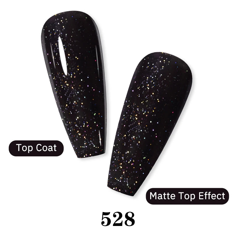 Arte Clavo Glitter Gel Nail 15ml Semi Permanent Soak Off UV Gel Varnish Nail Manicure Top Base Coat Gel Polish Art Decoration
