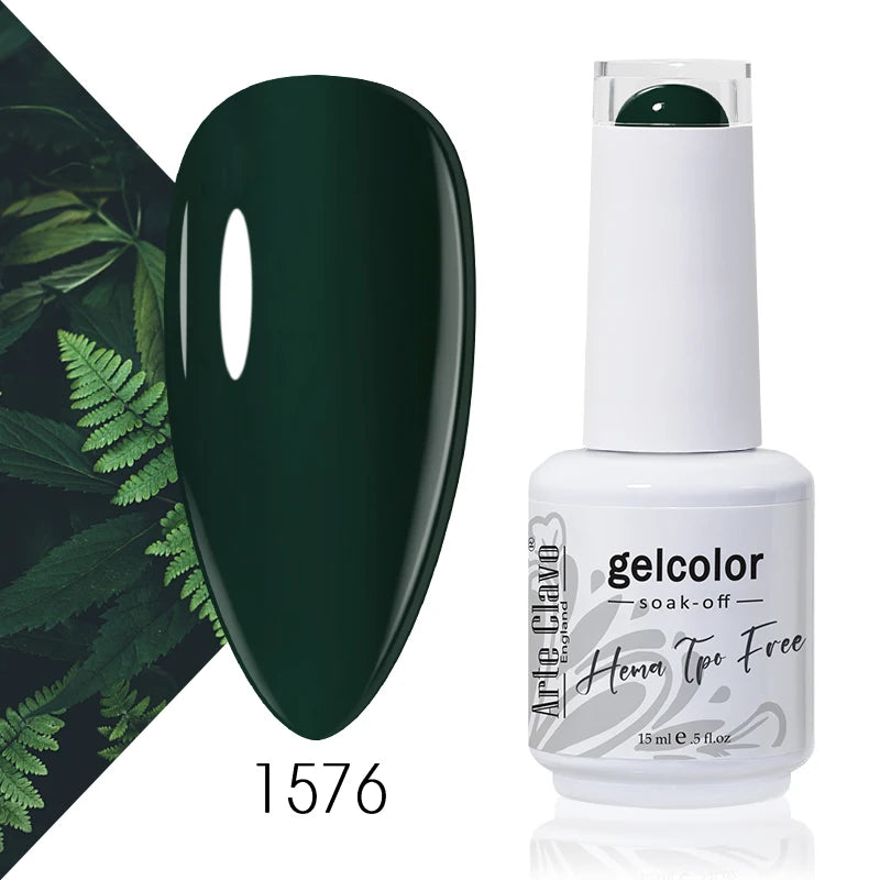 Arte Clavo 15ml HEMA FREE TPO FREE Gel Nail Polish Nail Supply Wholesale Soak Off UV LED Gel Lacquer Nail Art Glitter Polish