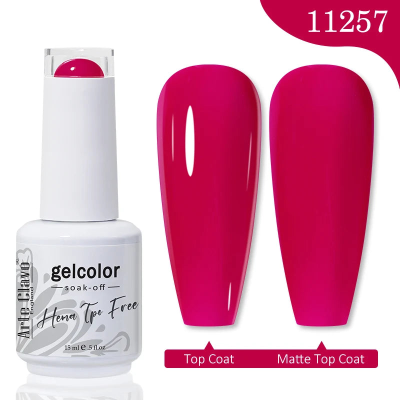Arte Clavo Hema Free TPO Free Nail Gel Polish Nail Supplies Vernis Semi Permanent Nail Art Manicure Soak Off UV Gel Nail Varnish