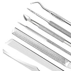 7 Pcs Ingrown Toenail File and Lifters Set, Stainless Steel Ingrown Toenail Removal Kit, Under Nail Cleaner Pedicure Tools