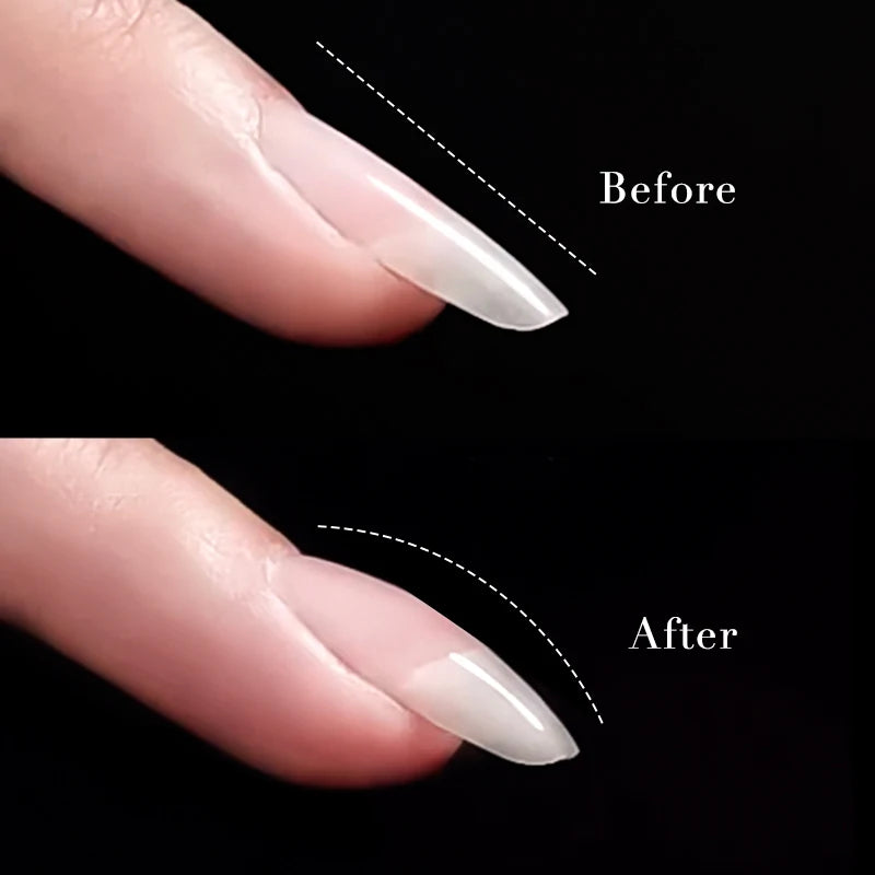 MEET ACROSS 7ml Self Leveling Gel Nail Polish Strong Base Gel Reinforced Gel Lacquer Semi Permanent UV Soak Off Nail Art Gel