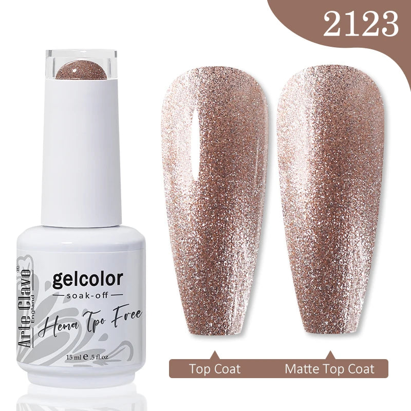 Arte Clavo Hema Free TPO Free Nail Gel Polish Nail Supplies Vernis Semi Permanent Nail Art Manicure Soak Off UV Gel Nail Varnish