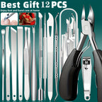 1/11/12pcs Stainless Steel Toenail Cuticle Removal Kit,Eagle beak nail clippers,Ideal for Men Women Suitable for Toenails