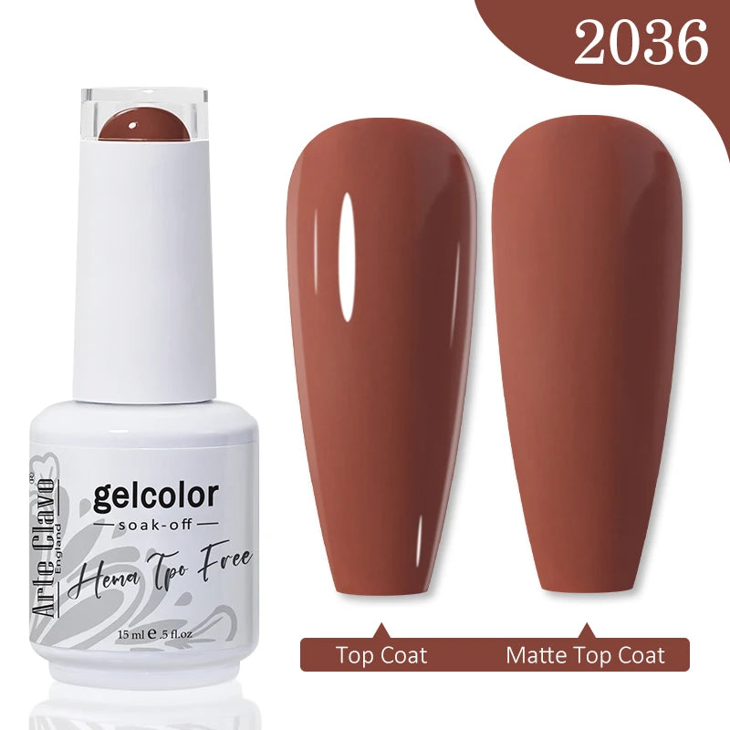 Arte Clavo Hema Free TPO Free Nail Gel Polish Nail Supplies Vernis Semi Permanent Nail Art Manicure Soak Off UV Gel Nail Varnish