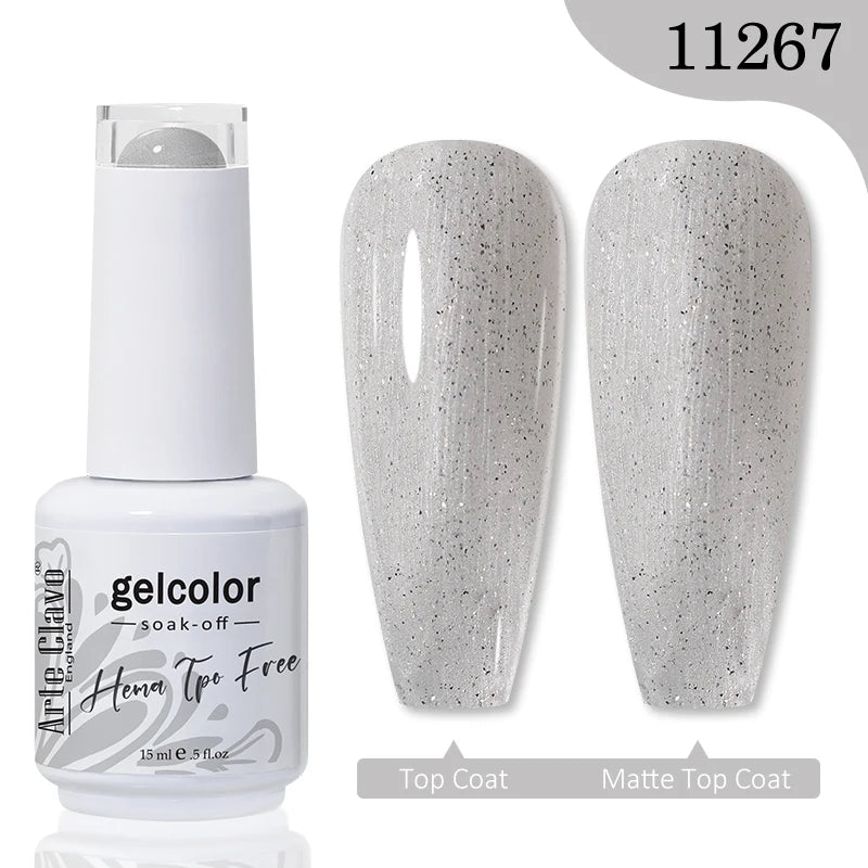 Arte Clavo Hema Free TPO Free Nail Gel Polish Nail Supplies Vernis Semi Permanent Nail Art Manicure Soak Off UV Gel Nail Varnish