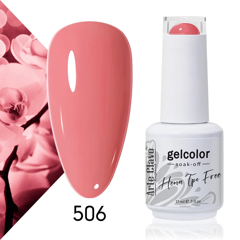 Arte Clavo 15ml HEMA FREE TPO FREE Gel Nail Polish Nail Supply Wholesale Soak Off UV LED Gel Lacquer Nail Art Glitter Polish