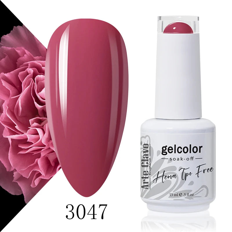 Arte Clavo 15ml HEMA FREE TPO FREE Gel Nail Polish Nail Supply Wholesale Soak Off UV LED Gel Lacquer Nail Art Glitter Polish