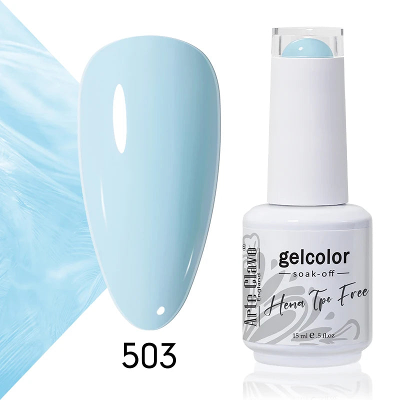 Arte Clavo 15ml HEMA FREE TPO FREE Gel Nail Polish Nail Supply Wholesale Soak Off UV LED Gel Lacquer Nail Art Glitter Polish