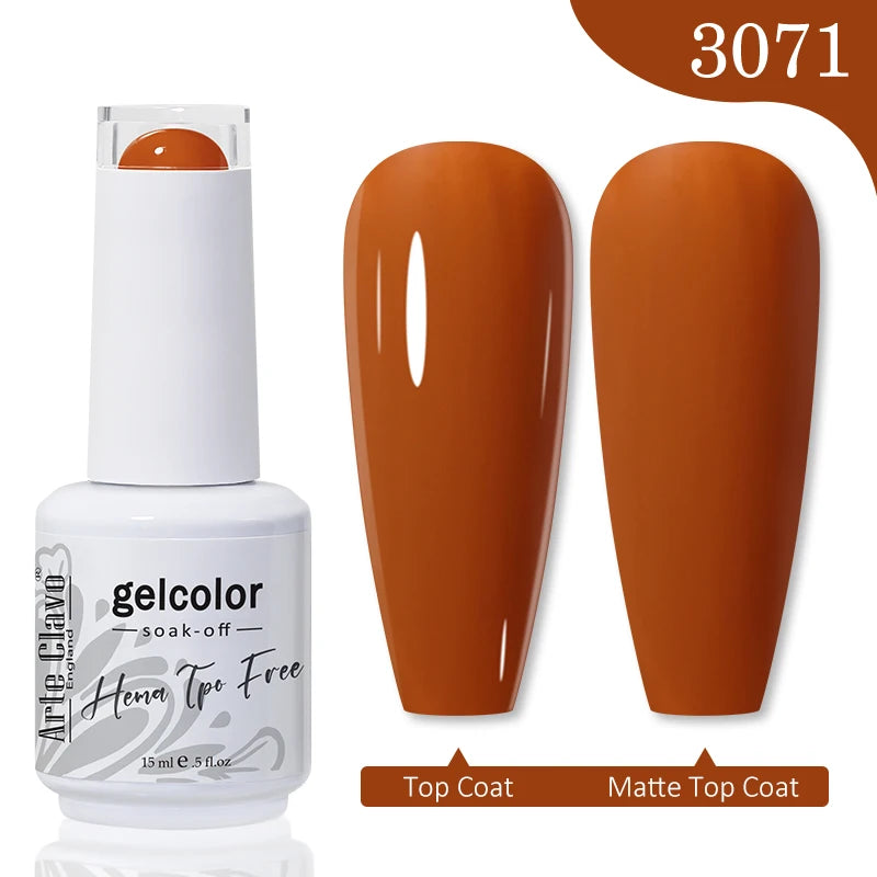 Arte Clavo Hema Free TPO Free Nail Gel Polish Nail Supplies Vernis Semi Permanent Nail Art Manicure Soak Off UV Gel Nail Varnish