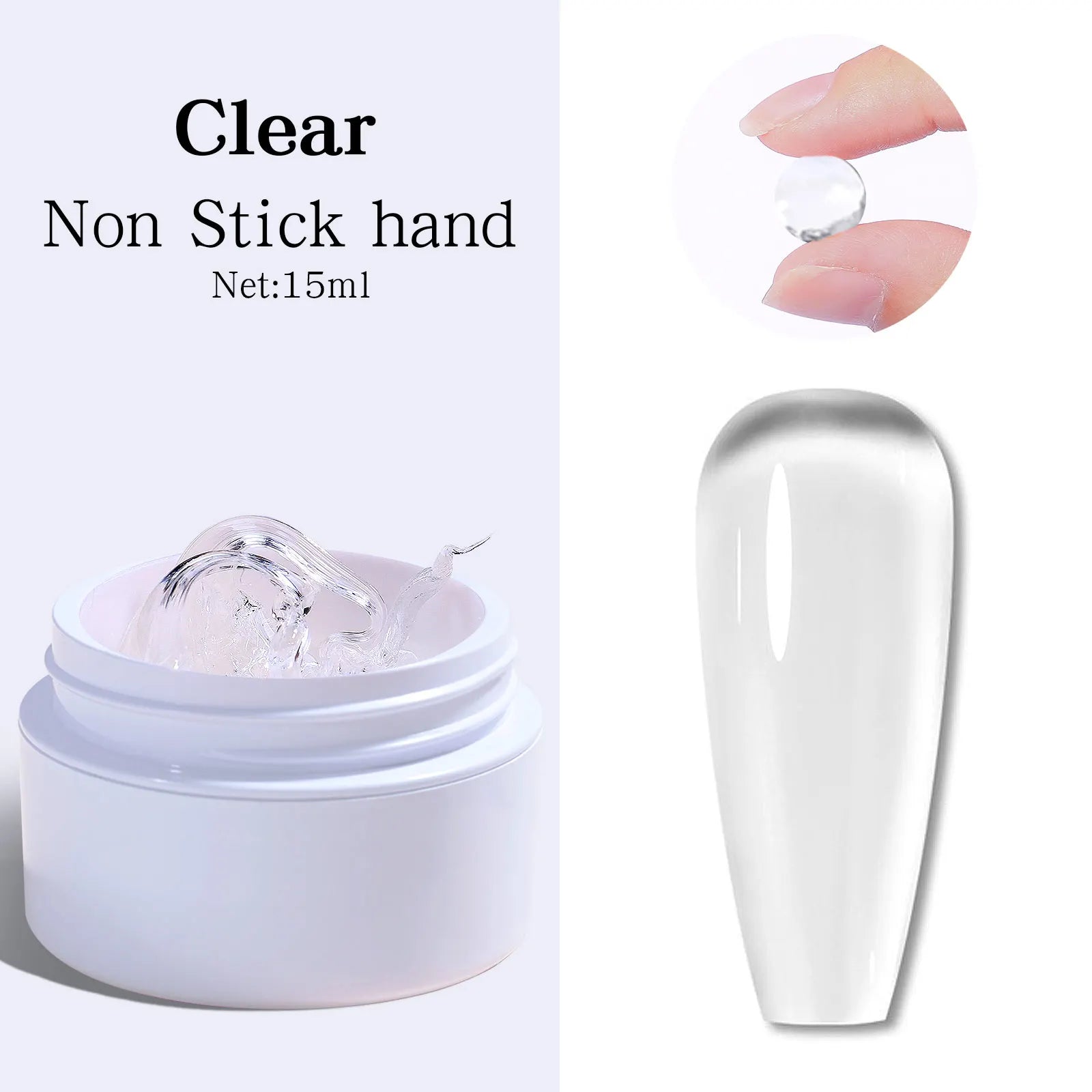 7pcs15ml Nail Extension Gel Set Solid Nail Extension Gel Non-Stick 3d Sculpture Phototherapy Uv Gel Rapid Molding Gel Nail Piece