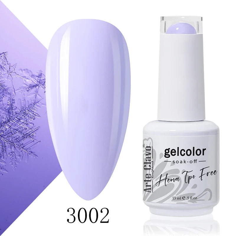 Arte Clavo 15ml HEMA FREE TPO FREE Gel Nail Polish Nail Supply Wholesale Soak Off UV LED Gel Lacquer Nail Art Glitter Polish