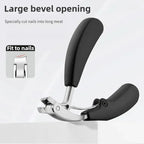 Nail Care Kit for Ingrown & Thick Toenails - Heavy-Duty Clippers Set with Nail File, Cuticle Nippers, and Grooming Tools